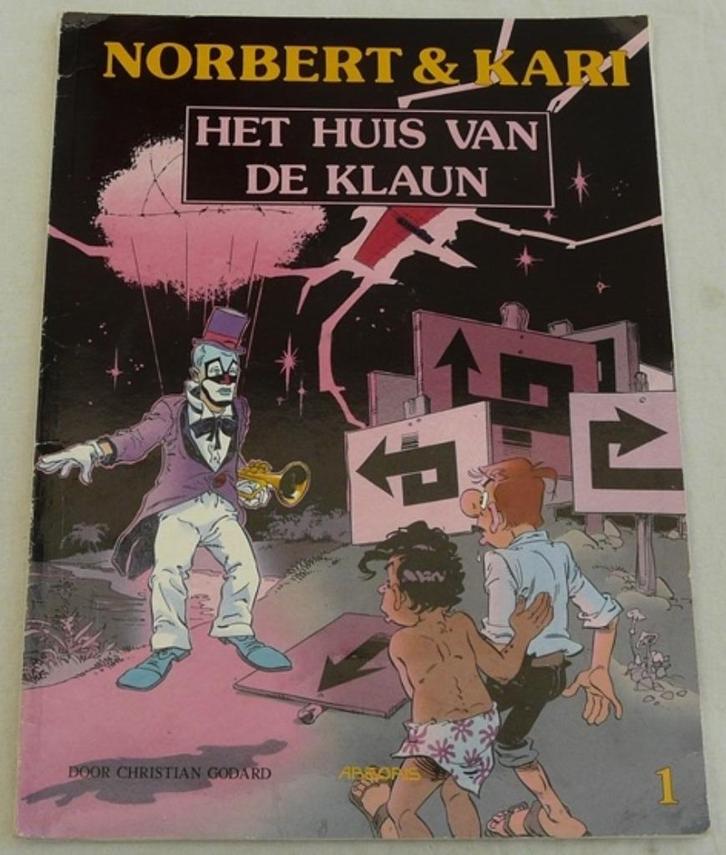 Strip, Norbert & Kari, Het Huis Van De Klaun, Nr.1, 1990.(1), Boeken, Stripverhalen, Gelezen, Eén stripboek, Ophalen of Verzenden