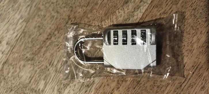 4-cijferig combinatieslot – resetbaar, Doe-het-zelf en Bouw, Hang- en Sluitwerk, Slot, Ophalen of Verzenden