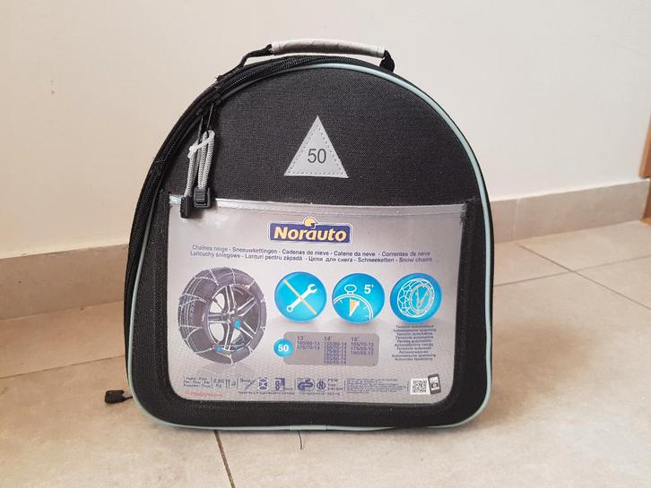 Chaînes à neige Norauto 50 — neuves, non utilisées, Autos : Divers, Chaînes, Neuf, Enlèvement ou Envoi