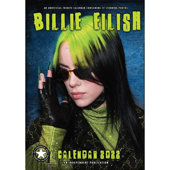 Billie Eilish Kalender 2022, Diversen, Kalenders, Nieuw, Jaarkalender, Ophalen of Verzenden