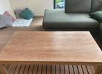 Houten salontafel 138(l)x68(b)x47(h), Ophalen, 100 tot 150 cm, 50 tot 100 cm, Zo goed als nieuw