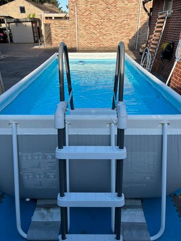 Zwembad intex 400x200x100 met toebehoren beschikbaar voor biedingen