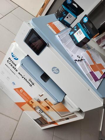HP envy printer 7200 7221a serie garantie + inktpatronen