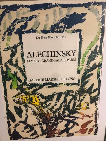 Affiche alechinsky origineel 1984
