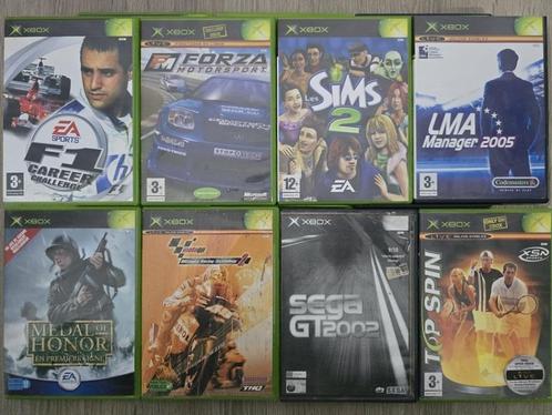 Lot de 8 Jeux Xbox Original, Games en Spelcomputers, Games | Xbox Original, Gebruikt, Sport, 3 spelers of meer, Vanaf 3 jaar, Ophalen of Verzenden