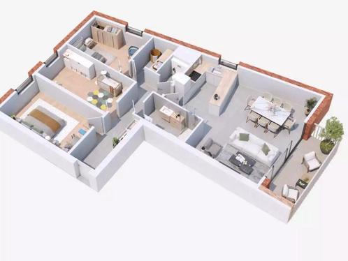 Appartement te koop in Limbourg, 3 slpks, Immo, Huizen en Appartementen te koop, Appartement
