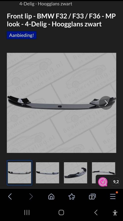 BMW front lip te koop f32 f33 f36 met factuur, Auto diversen, Auto-accessoires, Ophalen