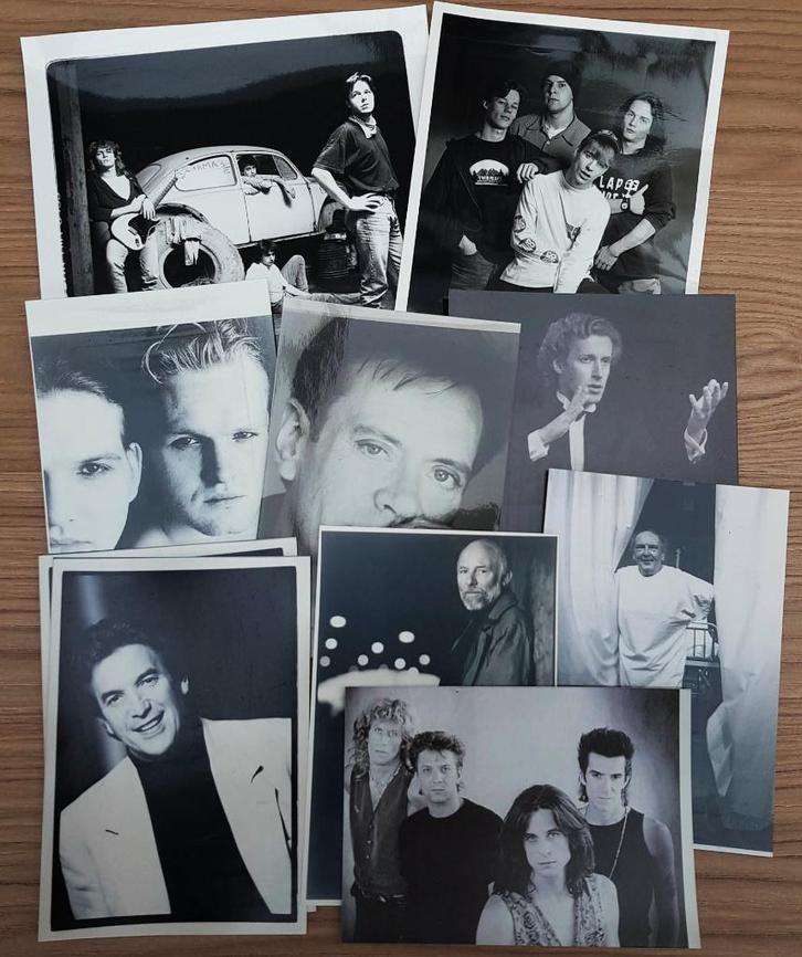 Oudere foto's zangers, groepen, actuer enz., Verzamelen, Foto's en Prenten, Gebruikt, Foto, Overige onderwerpen, 1980 tot heden