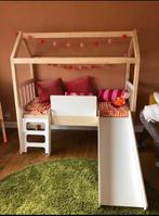 Kinderbed, Kinderen en Baby's, Gebruikt, 70 tot 85 cm, Hoogslaper of Stapelbed, 140 tot 160 cm