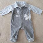 Pyjama grenouillère velours gris/bleu ciel  - T62 - Noukie's, Enfants & Bébés, Comme neuf, Noukie’s, Vêtements de nuit ou Sous-vêtements