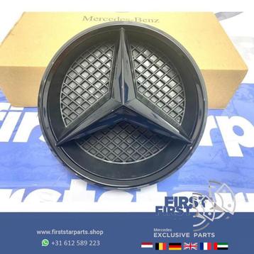 Mercedes STER LOGO ZWART EMBLEEM W176 W246 W117 W205 W212 W2 beschikbaar voor biedingen