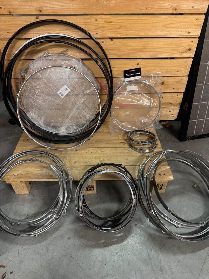 Drum hoops - cercles batterie, Muziek en Instrumenten, Drumstellen en Slagwerk, Gebruikt, Overige merken, Ophalen of Verzenden