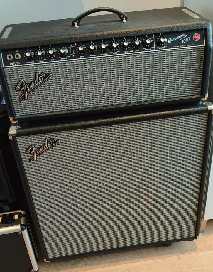 Fender Bassman 100T Tube + 4x10 Neo cabinet, Muziek en Instrumenten, Versterkers | Bas en Gitaar, Zo goed als nieuw, Basgitaar