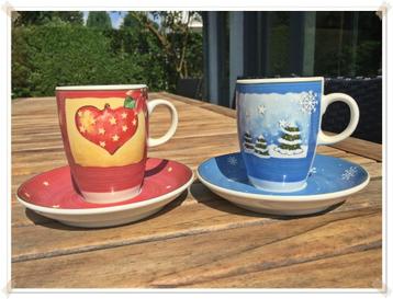 SELTMANN WEIDEN - ENSEMBLE TASSES & SOUS-TASSES CAFE NEUF beschikbaar voor biedingen