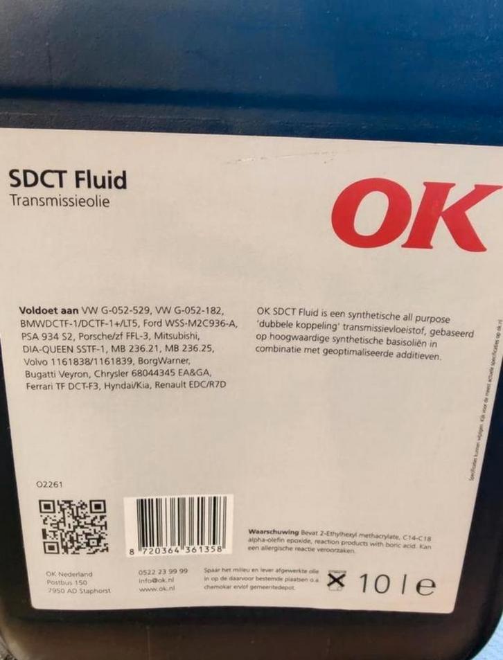 5L DTC olie geschikt voor vele merken., Auto-onderdelen, Transmissie en Toebehoren, Ophalen of Verzenden
