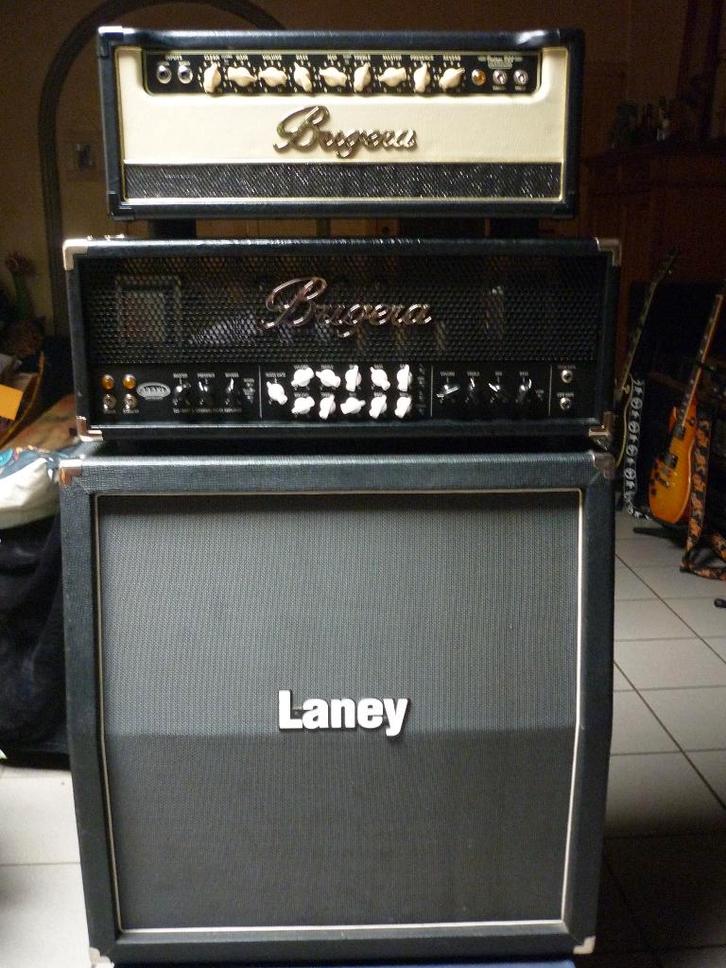 Ampli Bugera et un cabinet Laney, Muziek en Instrumenten, Versterkers | Bas en Gitaar, Zo goed als nieuw, Minder dan 50 watt, Ophalen