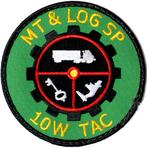 10 Wing Tactique - MT & Log Sp - patch, Verzenden, Luchtmacht, Embleem of Badge