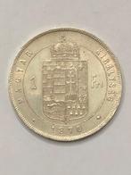 Munt zilver Hongarije 1 forint 1870 Franz-Joseph zeldzaam  !, Enlèvement ou Envoi, Hongrie, Monnaie en vrac, Argent