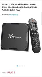 Box Android x96 max plus, Audio, Tv en Foto, Mediaspelers, Ophalen, Nieuw