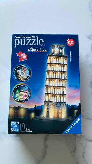 Puzzle Pisa Night Edition (216 stuks) beschikbaar voor biedingen