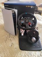 Ps5 + stuurwielset + versnellingsbak, Games en Spelcomputers, Ophalen of Verzenden, Zo goed als nieuw