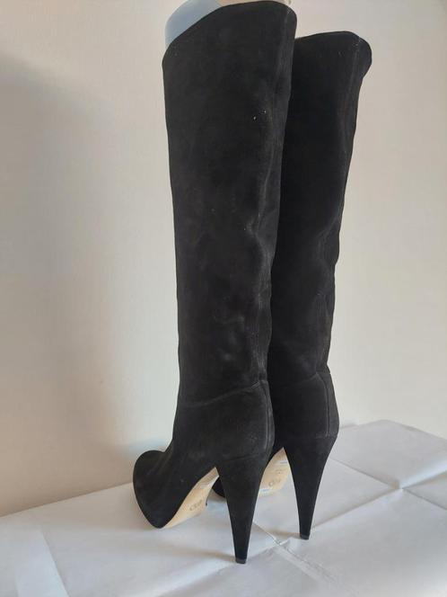 330C* BALLY sexy zwarte luxe volledig leren laarzen (41), Kleding | Dames, Schoenen, Nieuw, Hoge laarzen, Zwart, Verzenden