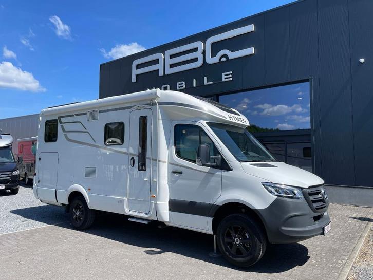 Hymer B-MC T 580 - Dakairco - E&P Levelsysteem - Trekhaak, Caravans en Kamperen, Mobilhomes, Bedrijf, tot en met 4, Half-integraal