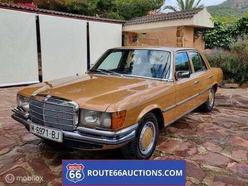 Mercedes-Benz 350 SE | 1976 | Route 66 Auctions, Auto's, Oldtimers, Bedrijf, Te koop, Lederen bekleding, Mercedes-Benz, Benzine