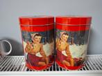 2 vintage look  blikken dozen Coca Cola Coca-Cola, Ophalen of Verzenden, Zo goed als nieuw, Overige