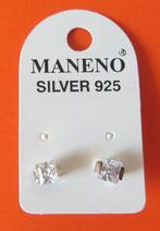 Oorringen Maneno - Zilver 925 Nieuw !, Nieuw, Ophalen of Verzenden, Knopjes of Stekers, Zilver