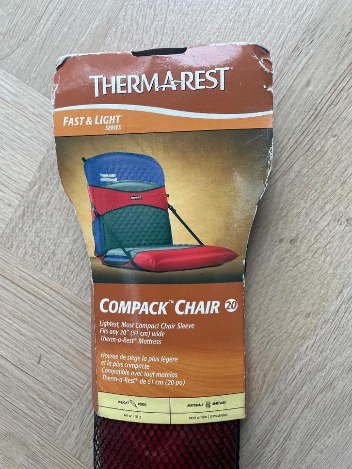 Lichtgewicht kampeerstoel Thermarest, Caravans en Kamperen, Kampeermeubelen, Nieuw, Overige, Ophalen