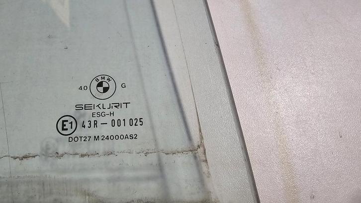 Zijruit raam groen links achter BMW E34 51341944087 1944087, Auto-onderdelen, Carrosserie, Deur, BMW, Gebruikt, Ophalen of Verzenden