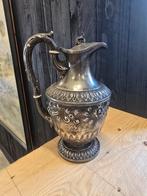 Antieke kan verzilverd, Ophalen of Verzenden