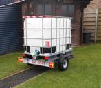 Watertank aanhangwagen watertrailer 600 liter ibc regenton, Ophalen, Zo goed als nieuw