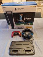 Ps5 met extra controller headset en cooling & chargingstand, Ophalen, Zo goed als nieuw, Sport