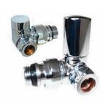 Handdoekrek Radiatorkleppen 15mm radiator klep hoek 4X SET, Ophalen of Verzenden, Nieuw