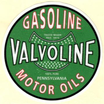 Valvoline Gasoline Motor Oils sticker #4 beschikbaar voor biedingen