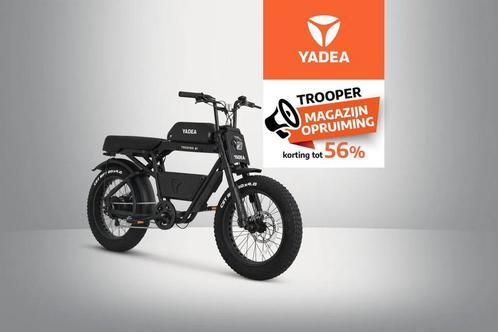 Yadea PROMO Fatbike Trooper 0.1 PROMO (bj 2024), Fietsen en Brommers, Brommers | Overige merken, Nieuw