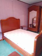 mahoniehouten slaapkamer, Ophalen, Gebruikt, Tweepersoons