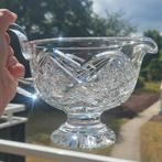 Bol à sauce vintage en cristal taillé, Enlèvement ou Envoi