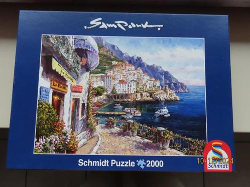 Puzzel 2000st - Amalfi kust in Italië, Hobby en Vrije tijd, Denksport en Puzzels, Zo goed als nieuw, Legpuzzel, Meer dan 1500 stukjes