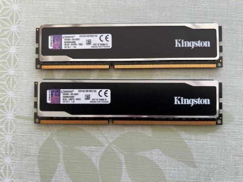 2 x 8 Go de mémoire DDR3 KHX16C10B1BK2/16X de Kingston, Informatique & Logiciels, Mémoire RAM, Comme neuf, Desktop, 16 GB, DDR3