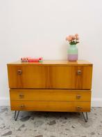 Commode vintage, Huis en Inrichting, Kasten | Ladekasten, Ophalen, Gebruikt, Metaal
