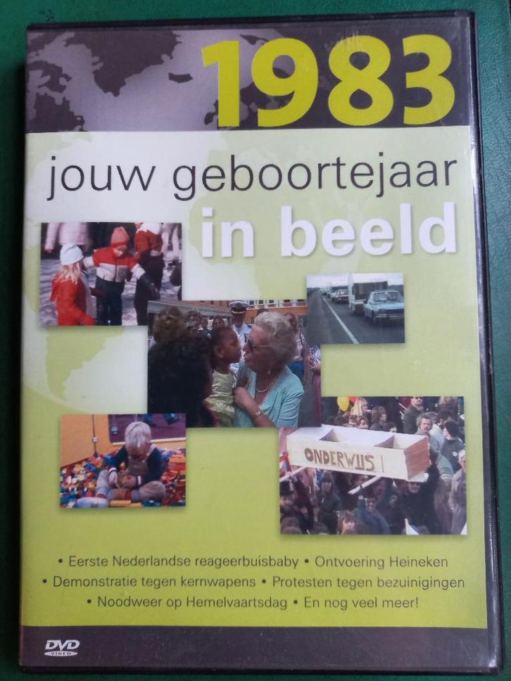 Jouw geboortejaar in beeld 1983, Cd's en Dvd's, Dvd's | Documentaire en Educatief, Zo goed als nieuw, Politiek of Geschiedenis