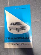 2x Simca 1100 vraagbaak handleiding manual, Ophalen of Verzenden