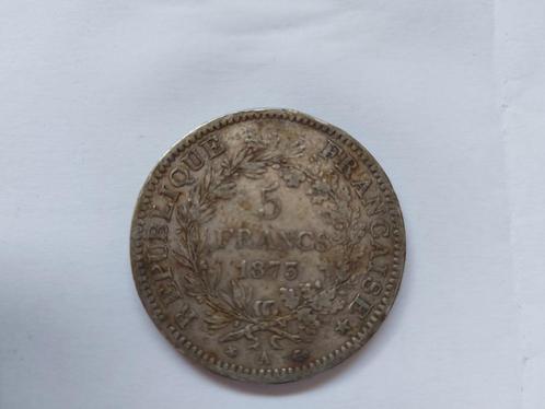 Pièce de monnaie 5 francs français, Verzamelen, Overige Verzamelen, Gebruikt, Ophalen
