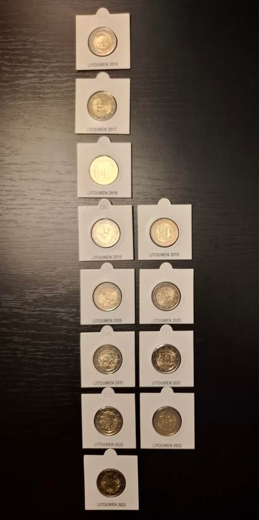 2 euromunten Litouwen, Ophalen, Munten