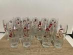 Set van 14 glazen Jupiler Belgium world cup 2018, Verzamelen, Biermerken, Ophalen of Verzenden, Zo goed als nieuw, Glas of Glazen