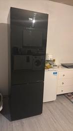 Zwarte hoogglans koelkast (Beko), Elektronische apparatuur, Ophalen, Zo goed als nieuw