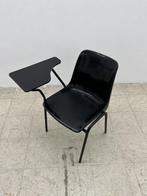 Lot 12 zwarte stoelen met bij-tafel, Huis en Inrichting, Ophalen, Gebruikt, Zwart, Vijf, Zes of meer stoelen